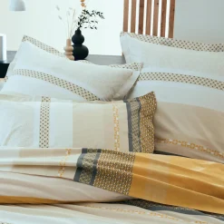 TRADILINGE Taie d'oreiller rectangulaire percale de coton (50 x 70 cm) Marlow Jaune New