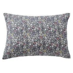 EMINZA Taie d'oreiller rectangulaire gaze de coton (50 x 70 cm) Elya Violet Hot