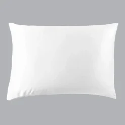 EMINZA Taie d'oreiller rectangulaire soie de mûrier (50 x 80 cm) Mizuki he Blanc Online