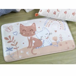 LOVELY CASA Tapis antidérapant (75 cm) Zoéline Rose Best