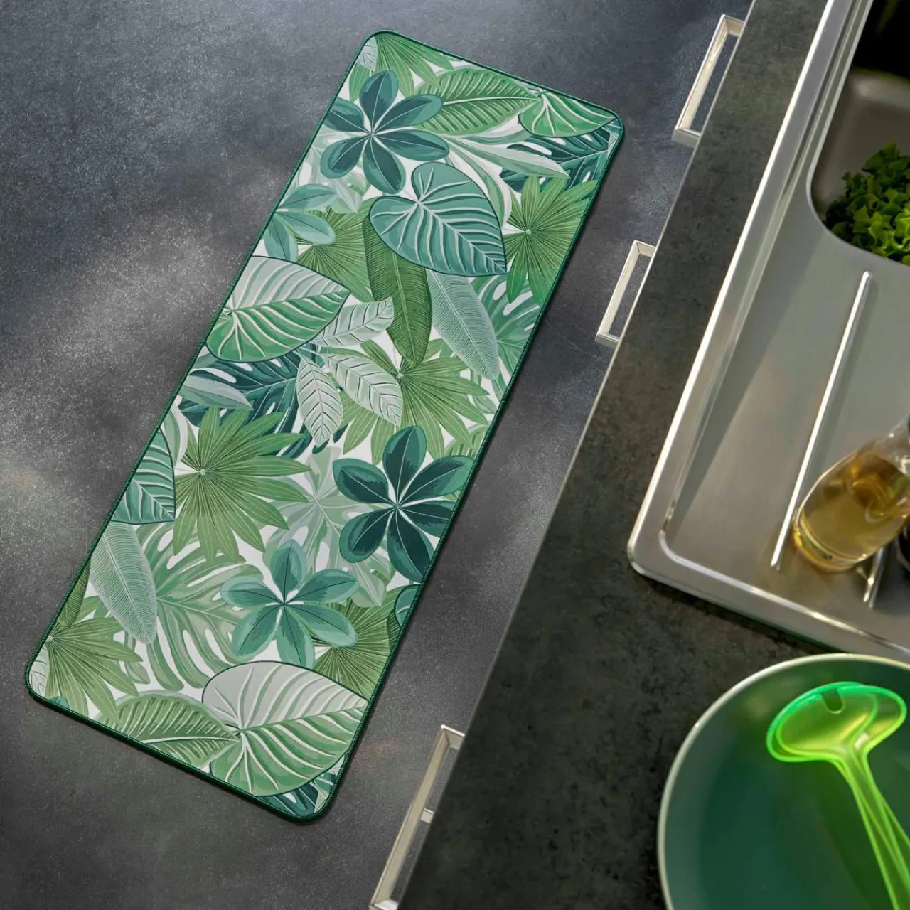 douceur d'intu017drieur Tapis antidérapant (45 x 120 cm) Ardenia Vert New