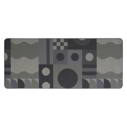 LUANCE Tapis antidérapant (50 x 120 cm) Geo Gris Best