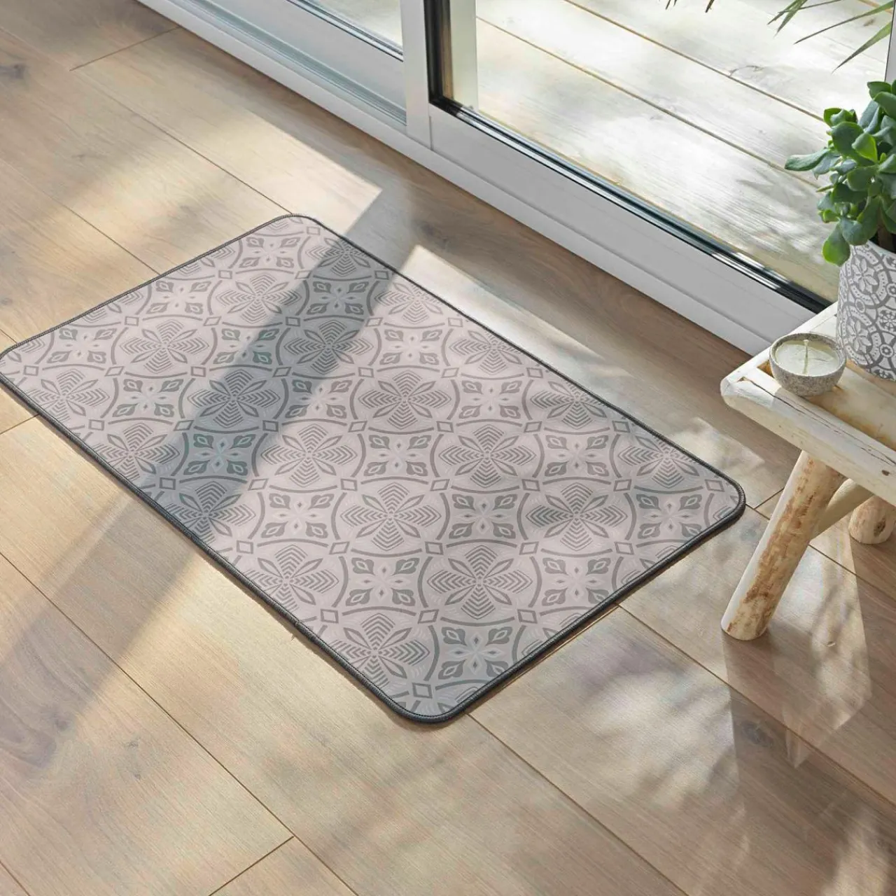 douceur d'intu017drieur Tapis antidérapant (45 x 75 cm) Joan Beige Outlet