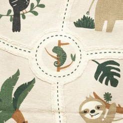 Atmosphera createur d'interieur for kids Tapis coton enfant (150 x 100 cm) Carte jungle Multicolore Outlet