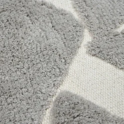 STOF Tapis coton (60 x 90 cm) Blokken Ecru