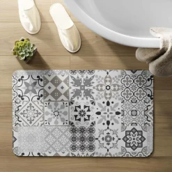 douceur d'intu017drieur Tapis de bain antidérapant (50 x 80 cm) Salou Gris Clearance