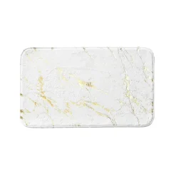 douceur d'intu017drieur Tapis de bain antidérapant (45 x 75 cm) Aquamarbre Blanc Outlet
