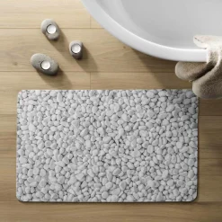 douceur d'intu017drieur Tapis de bain antidérapant (50 x 80 cm) Leandra Gris Online