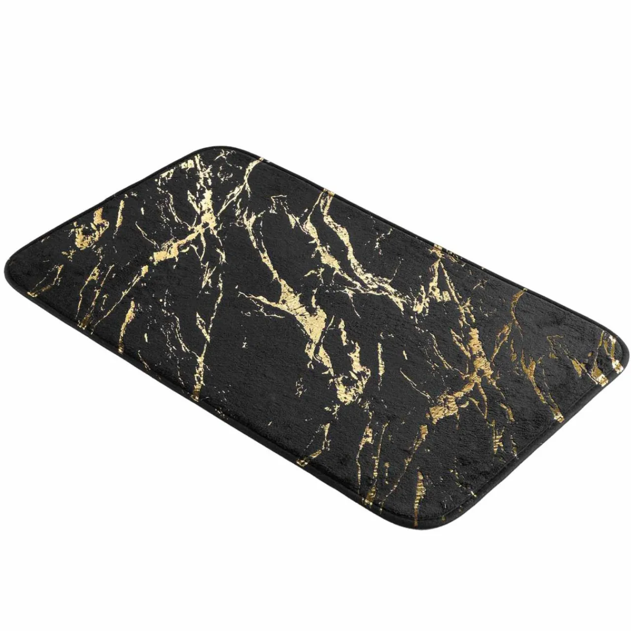 douceur d'intu017drieur Tapis de bain antidérapant (45 x 75 cm) Aquamarbre Noir New