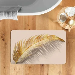 douceur d'intu017drieur Tapis de bain antidérapant (80 x 50 cm) Angelica Ecru Best