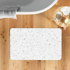 douceur d'intu017drieur Tapis de bain antidérapant (80 x 50 cm) Splash Gris Discount