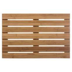 ATMOSPHERA Tapis de bain caillebotis Nadine Bambou Bois Clearance