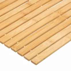 ATMOSPHERA Tapis de bain caillebotis à rouler bambou (60 x 40 cm) Leo Beige Hot