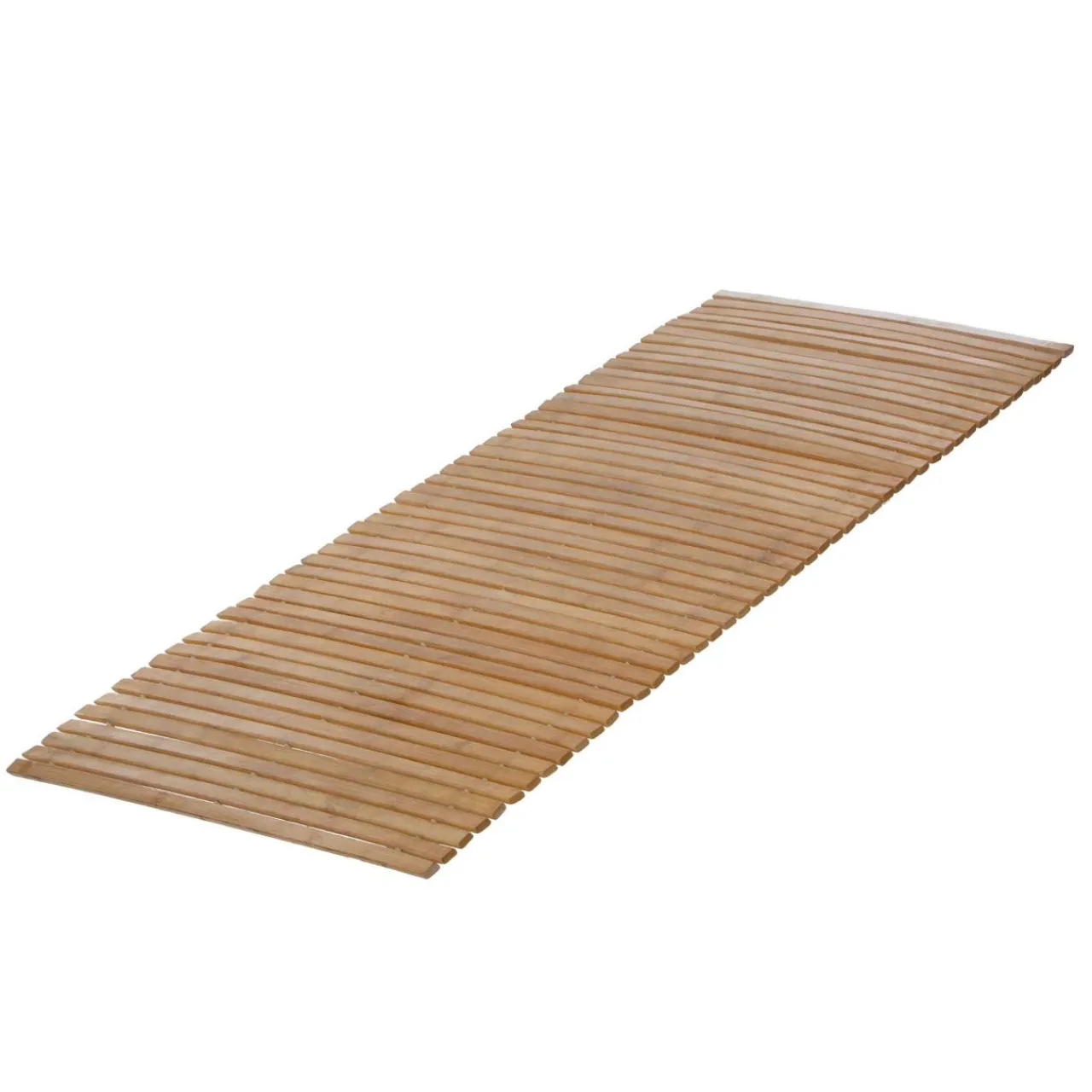 ATMOSPHERA Tapis de bain caillebotis à rouler bambou (120 x 50 cm) Leo Beige Discount