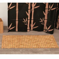 TENDANCE Tapis de bain caillebotis (46 x 99 cm) Bambou Beige Best