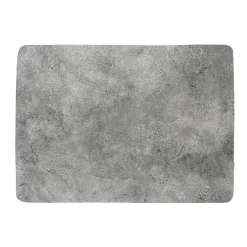 TENDANCE Tapis de bain caoutchouc naturel antidérapant (45 x 60 cm) Nature Brute Gris Outlet
