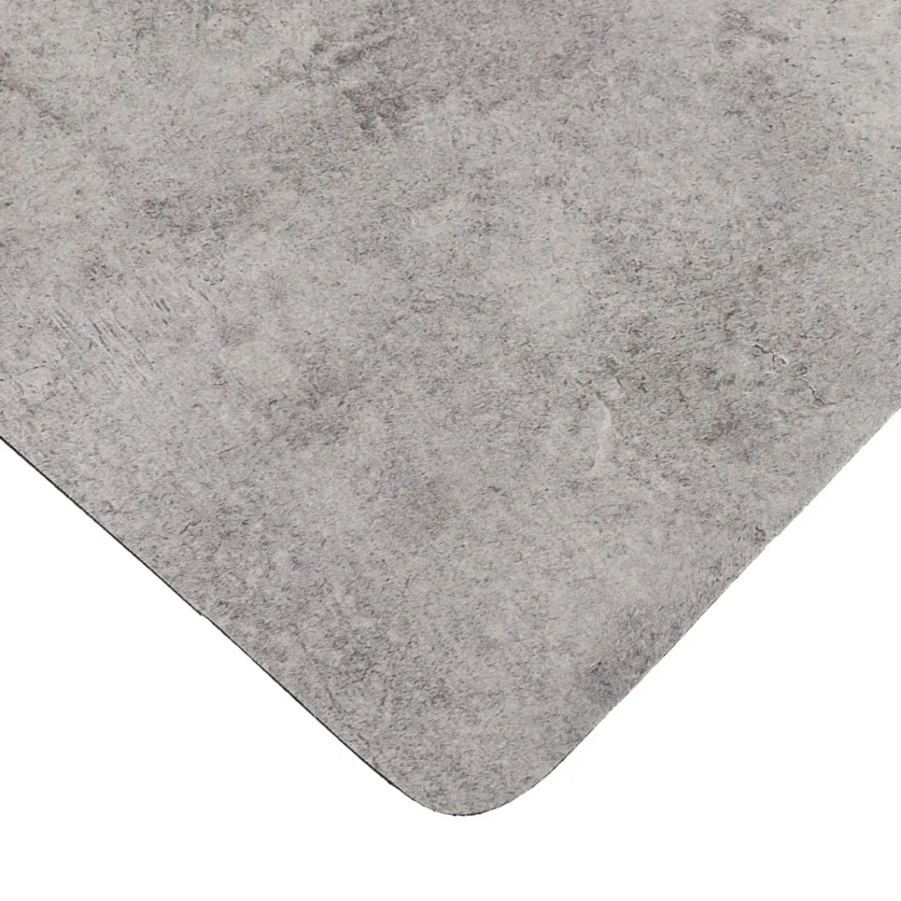 TENDANCE Tapis de bain caoutchouc naturel antidérapant (45 x 60 cm) Nature Brute Gris Outlet