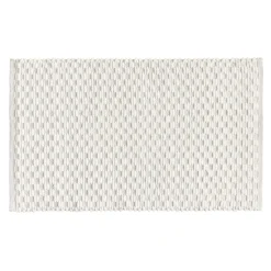 douceur d'intu017drieur Tapis de bain coton tissé (50 x 80 cm) Lois Beige Ecru Best
