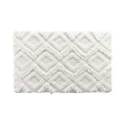 Douceur d'intu017drieur Tapis de bain coton (50 x 80 cm) Ikatis Blanc New