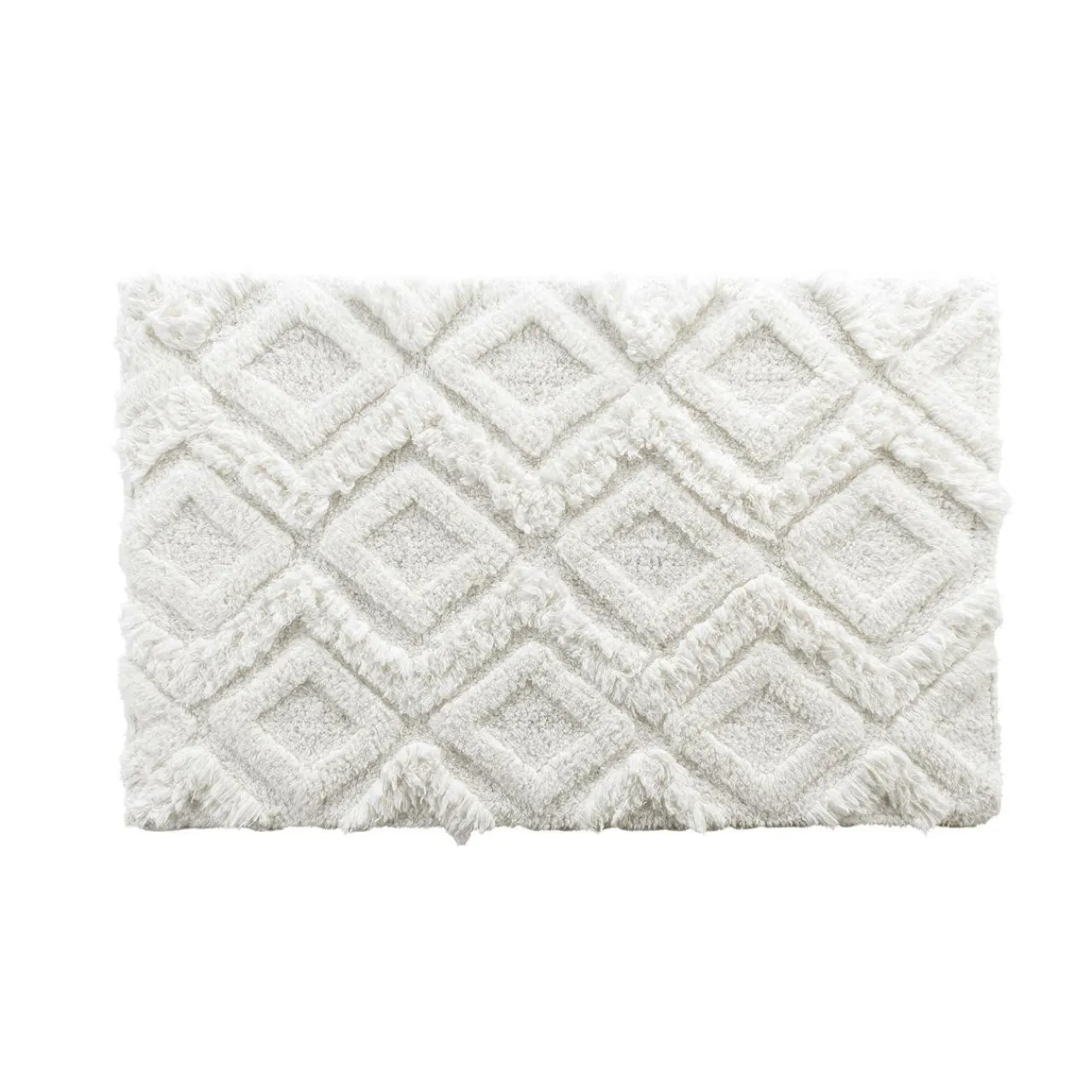 Douceur d'intu017drieur Tapis de bain coton (50 x 80 cm) Ikatis Blanc New