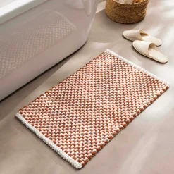 douceur d'intu017drieur Tapis de bain coton (50 x 80 cm) Rafael Terracotta Best
