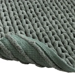 douceur d'intu017drieur Tapis de bain en coton (50 x 80 cm) Ariel cèdre Vert
