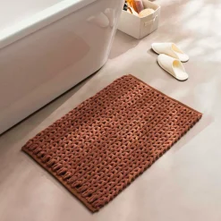 douceur d'intu017drieur Tapis de bain en coton (50 x 80 cm) Ariel Terracotta Discount