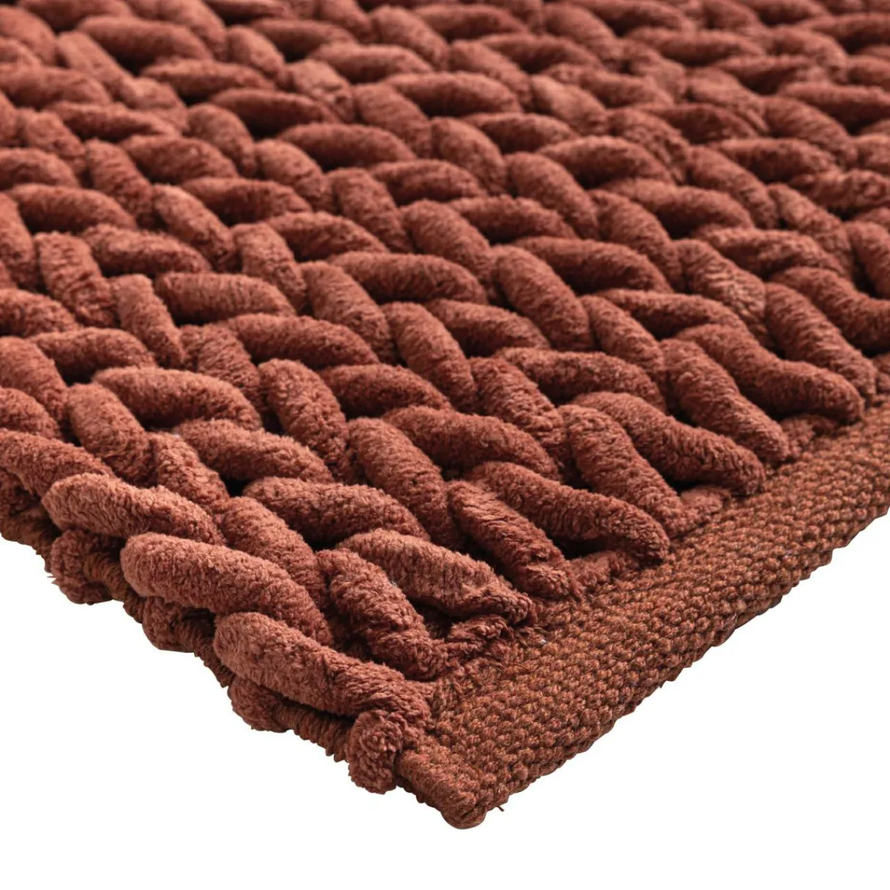 douceur d'intu017drieur Tapis de bain en coton (50 x 80 cm) Ariel Terracotta Discount