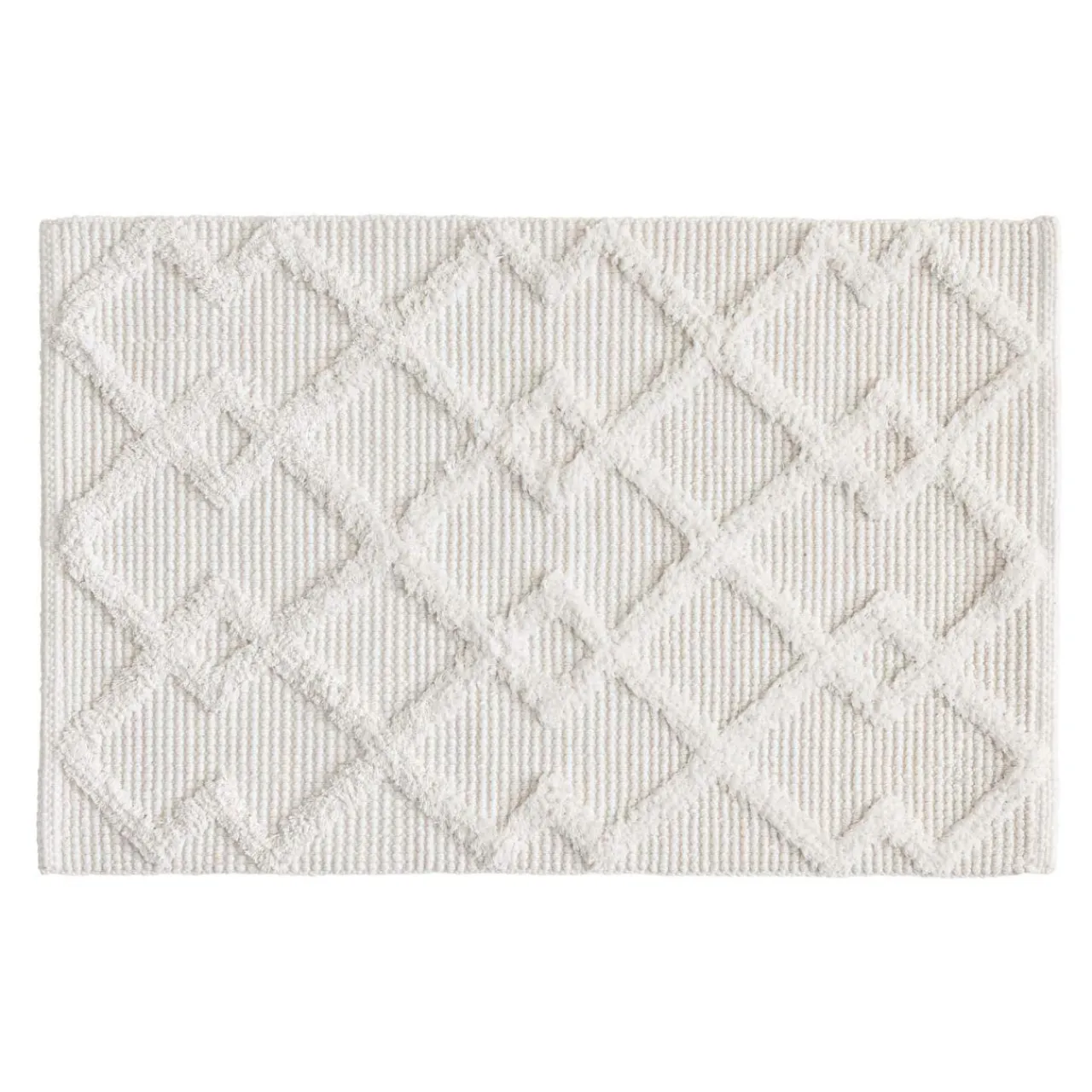douceur d'intu017drieur Tapis de bain en coton (50 x 80 cm) Otis Beige Ecru Discount
