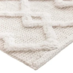 douceur d'intu017drieur Tapis de bain en coton (50 x 80 cm) Otis Beige Ecru Discount