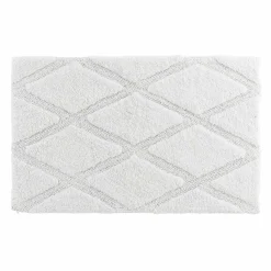 douceur d'intu017drieur Tapis de bain en coton (50 x 80 cm) Thais Blanc New