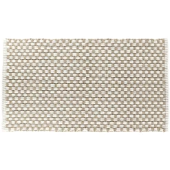 TENDANCE Tapis de bain microfibre maille (45 x 90 cm) Cuzco et Beige Taupe Best