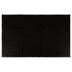 TENDANCE Tapis de bain microfibre (50 x 80 cm) Boules Noir Sale