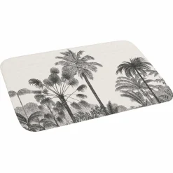 DOUCEUR D'INTERIEUR Tapis de bain microfibre (45 x 75 cm) Cocoty Noir New
