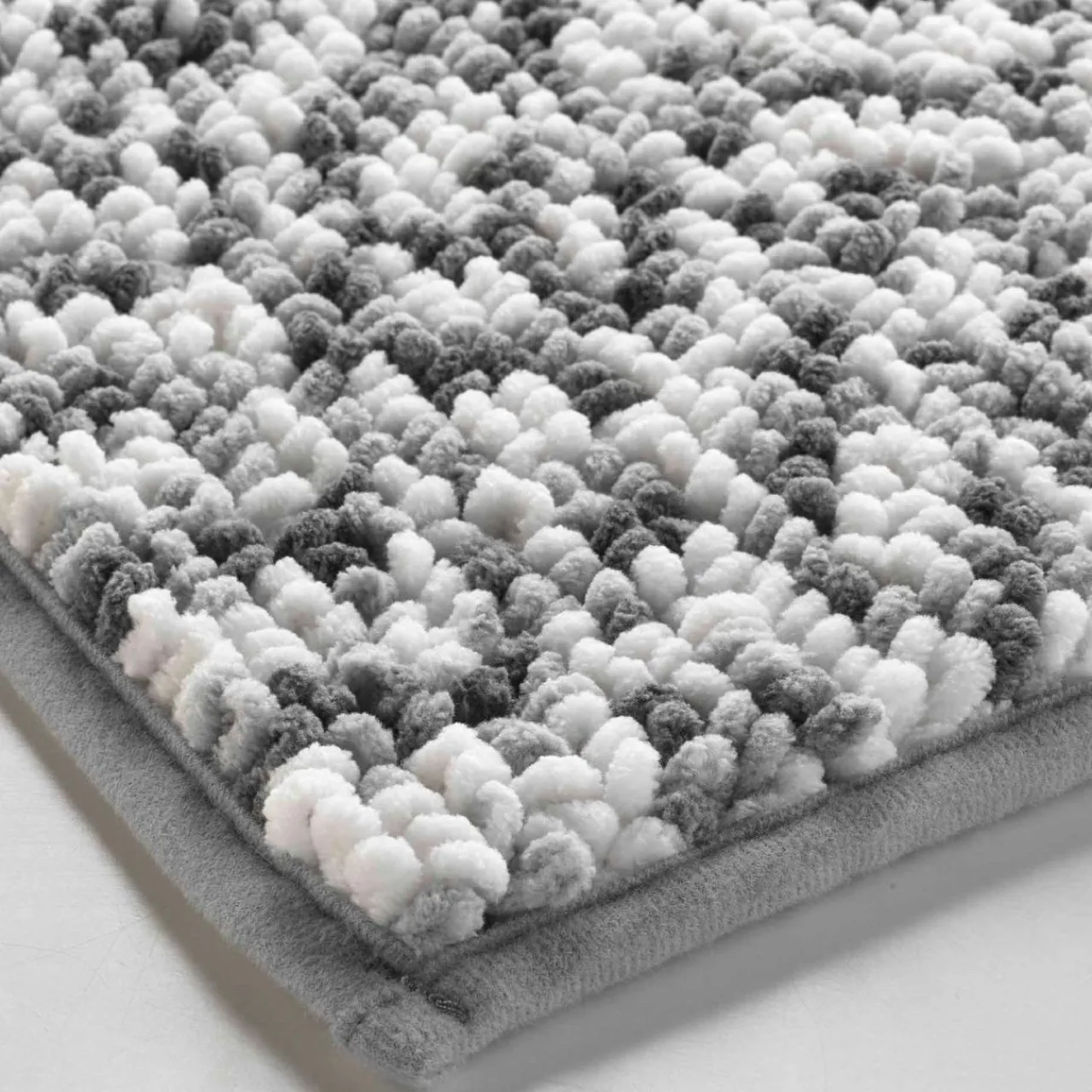 DOUCEUR D'INTERIEUR Tapis de bain microfibre (45 x 75 cm) Friza Gris Anthracite Best