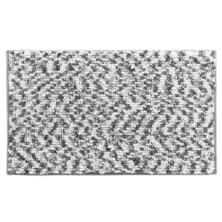 DOUCEUR D'INTERIEUR Tapis de bain microfibre (45 x 75 cm) Friza Gris Anthracite Best