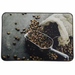 LUANCE Tapis de cuisine (60 cm) Coffee Time Marron Sale