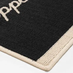 DOUCEUR D'INTERIEUR Tapis de cuisine (50 x 120 cm) Appetito Noir Best
