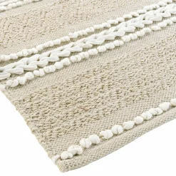 DOUCEUR D'INTERIEUR Tapis de salon coton (170 cm) Blanca Beige Clearance