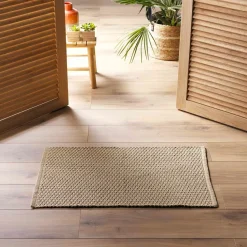 DOUCEUR D'INTERIEUR Tapis de salon coton (50 x 80 cm) Alivia Camel Best
