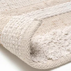 DOUCEUR D'INTERIEUR Tapis de salon coton (60 x 90 cm) Athos Ecru Online