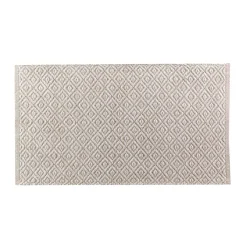 DOUCEUR D'INTERIEUR Tapis de salon coton (50 x 80 cm) Matteo Beige Best