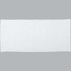 TENDANCE Tapis de salon coton (50 x 120 cm) Mimetisme Blanc New