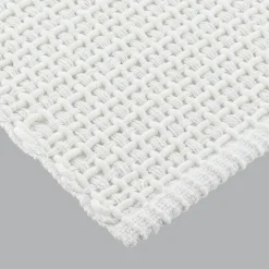 TENDANCE Tapis de salon coton (50 x 120 cm) Mimetisme Blanc New
