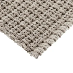 TENDANCE Tapis de salon coton (50 x 120 cm) Mimetisme Taupe Best
