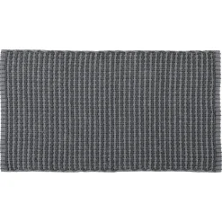 TENDANCE Tapis de salon coton (50 x 90 cm) Mimetisme Gris clair Discount