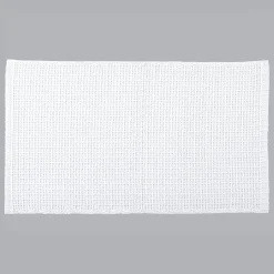 TENDANCE Tapis de salon coton (50 x 90 cm) Mimetisme Blanc Best