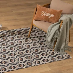 ATMOSPHERA Tapis de salon coton (120 x 170 cm) Mozeka Multicolore Discount