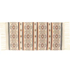 TENDANCE Tapis de salon coton (45 x 90 cm) Puebla Multicolore Hot