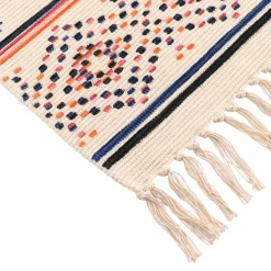 TENDANCE Tapis de salon coton (45 x 90 cm) Puebla Multicolore Hot